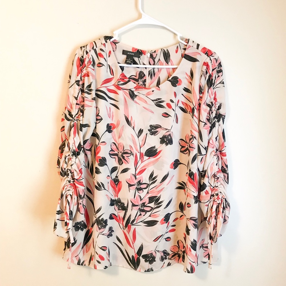 Alfani Floral Blouse